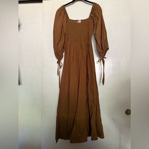 Honey Dove Vintage Smocked Dress Size Medium